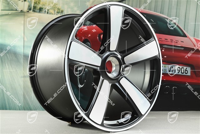 21" Sport Classic wheel rim, 12J x 21 ET63, black satin matt