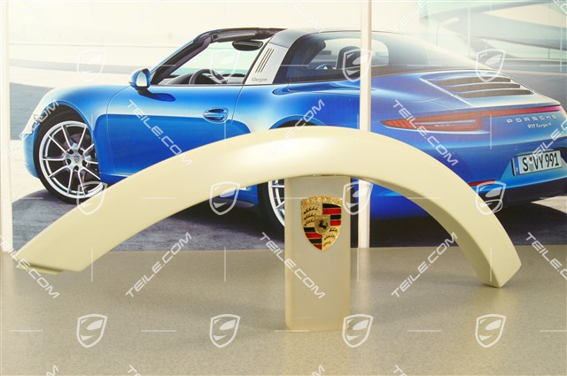 Wheel cover, wing front, prime coated, L Wheel cover, wing front, prime coated, L