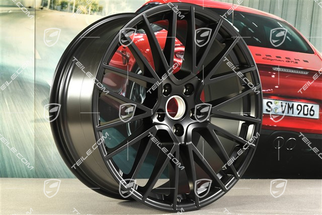 22" RS Spyder Felge, Front, 10J x 22 ET48, Schwarz-Seidenmatt