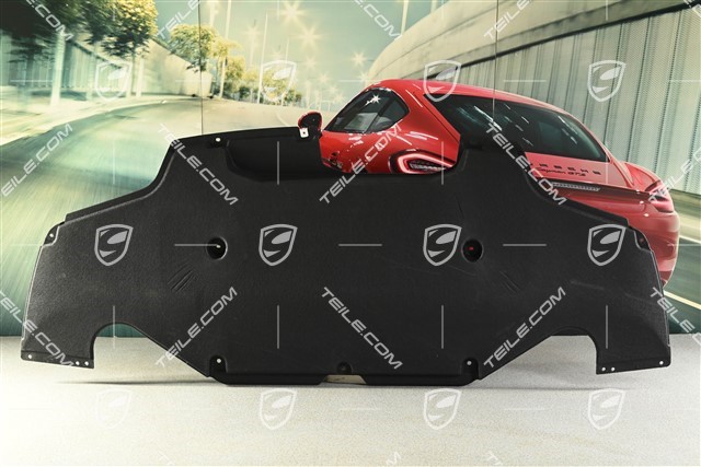 Underbody trim / cover, rear, center / Trailer hitch electrically adjustable / retractable