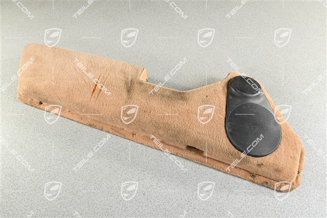 Ablagekasten Türverkleidung, Klangpaket, Teppich Umschlagband Kunstleder, Kaschmirbeige, L
