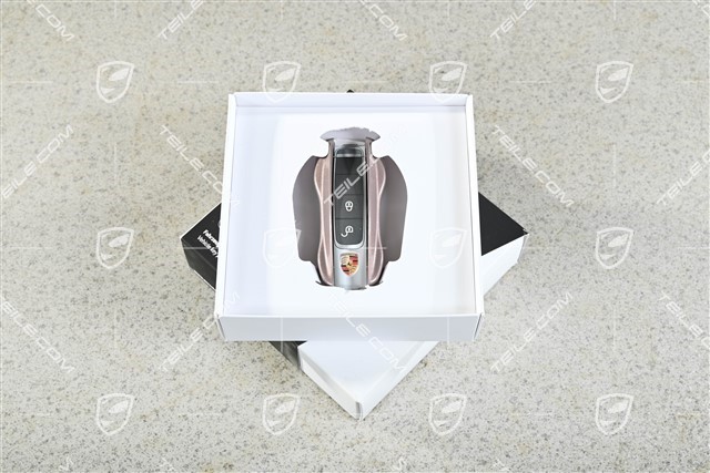 Vehicle key side faces / Key cap, Painted / lacquered, set Frozenberry metallic