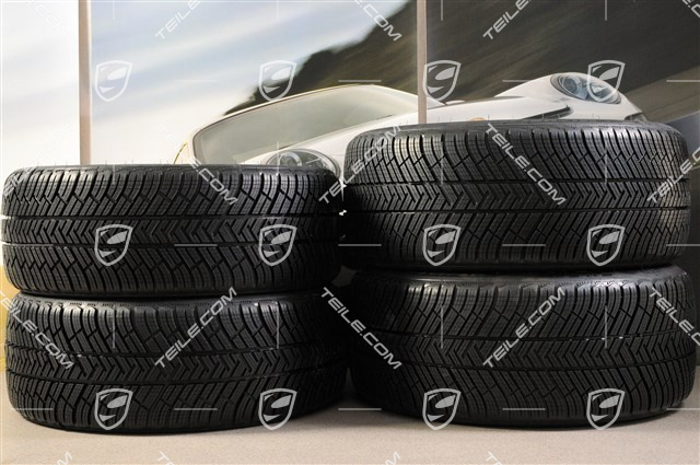 19" winter wheel set Cayman S, 8J x 19 ET57 + 9,5J x 19 ET45 + NEW Michelin Pilot Alpin 4 winter tyres 235/40 R19 + 265/40 R19, without TPMS.