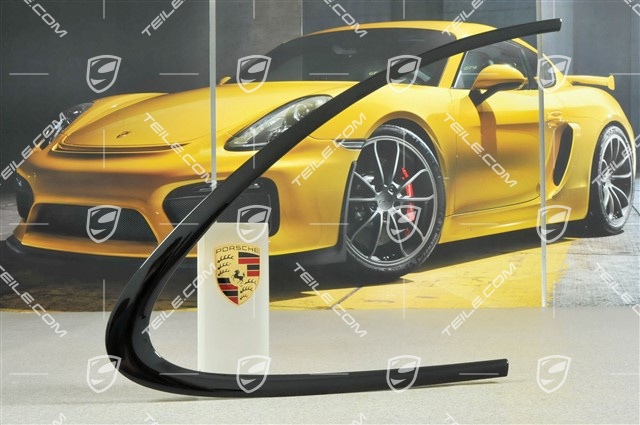 Zierleiste / Abdeckleiste, Seitenscheibe, schwarz, R Zierleiste / Abdeckleiste, Seitenscheibe, schwarz, R