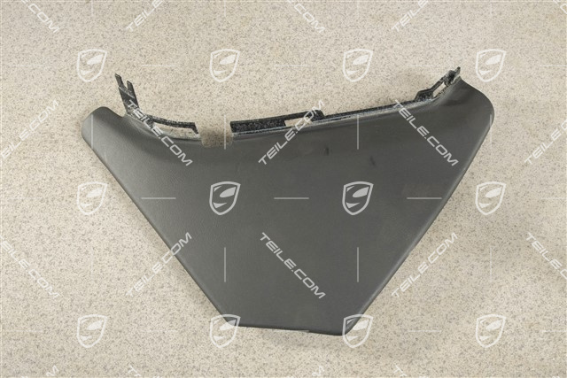 Mittelkonsole, Blende seitlich, Leder, Schwarz, L