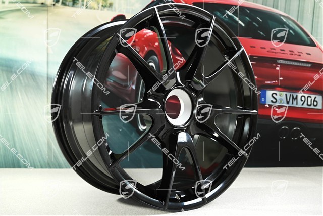 19-inch GT3 RS 4.0, GT2 RS wheel, central locking, 9J x 19 ET47, black
