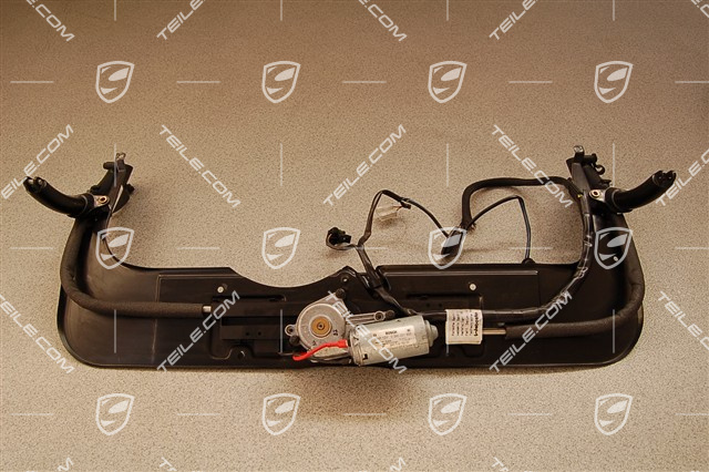 Spoiler drive, rear (engine lid), set incl. 2 x outrigger a. drive, coupé Spoiler drive, rear (engine lid), set incl. 2 x outrigger a. drive, coupé