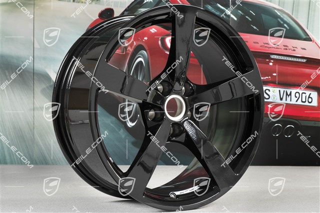 18-inch wheel Macan, 8J x 18 ET21, black high gloss