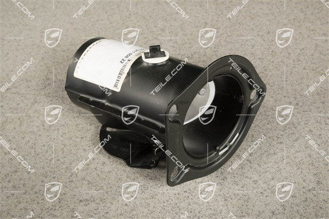 Heat control, air flap housing, Black, R