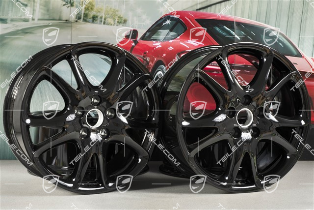 20-inch wheel rim set Sport Design, SPEEDLINE, rims 9J x 20 ET60, black high gloss