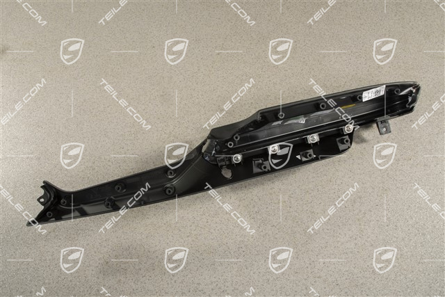 Abdeckblende, Armlehne, Tuer hinten, Schwarz, L