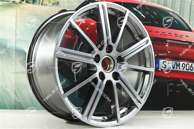 20" Felga Panamera Turbo, 9,5J x 20 ET71, Adamantium