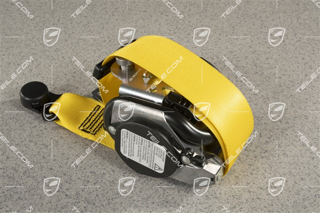 Seat belt, Racing Yellow, L=R