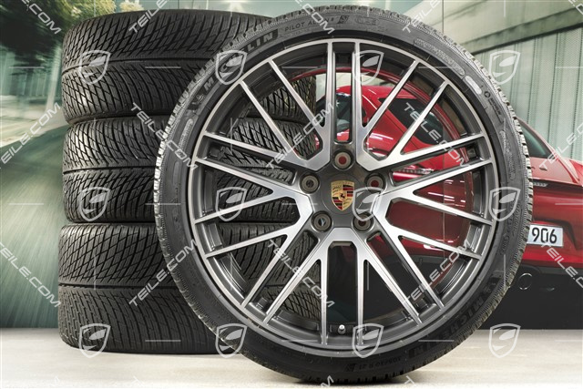 20/21-inch Turbo V winter wheel set, wheel rims 8,5J x 20 ET40 + 11J x 21 ET66 + NEW Michelin winter tyres 245/35 R20 + 305/30 R21