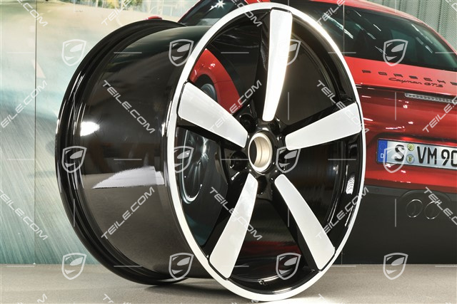 21" Felga Carrera Exclusive, 12J x 21 ET70, czarny wysoki połysk