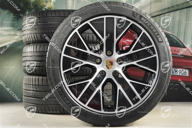 20-inch Turbo Aero summer wheel set, rims 9J x 20 ET54 + 11J x 20 ET60, Michelin summer tyres 245/45 R20 + 285/40 R20