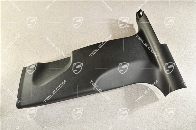 B-Säulen Verkleidung, Schwarz, L