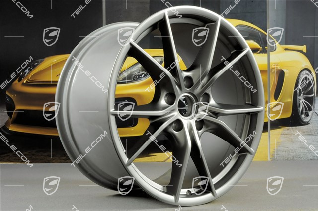 20" Felge Carrera S (IV), 11,5J x 20 ET76, Platinum-Seidenmatt