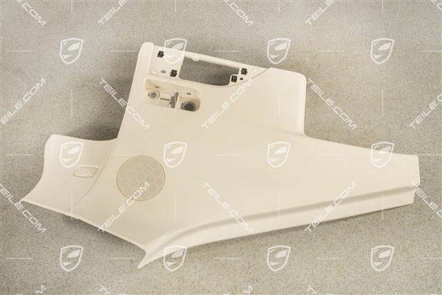 Seitenverkleidung, Leder, Crema, L