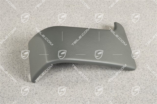 Handschuhkasten Blende, Kunstleder, Steingrau