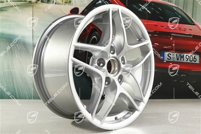 17-inch Boxster III wheel set, front 7J x 17 ET55 + rear 8,5J x 17 ET40