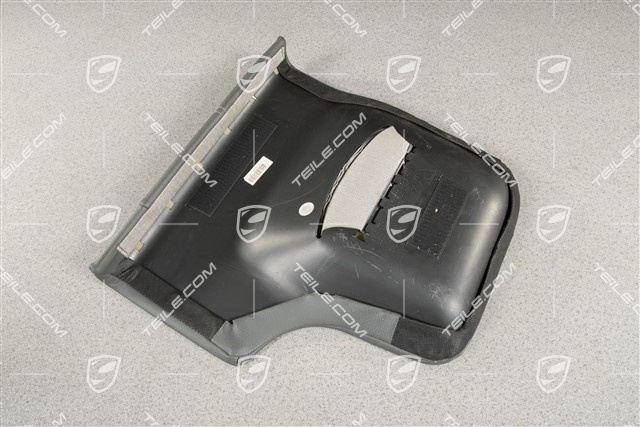 Back seat lower / cushion, Coupe/Targa, Leatherette, Stone grey, R