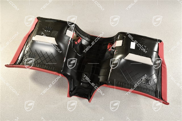 Coupe / Targa / Convertible, Back seat lower / cushion, leather, Bordeuax Red
