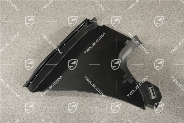 Air guide / duct, black matte, Sport Design Package, R