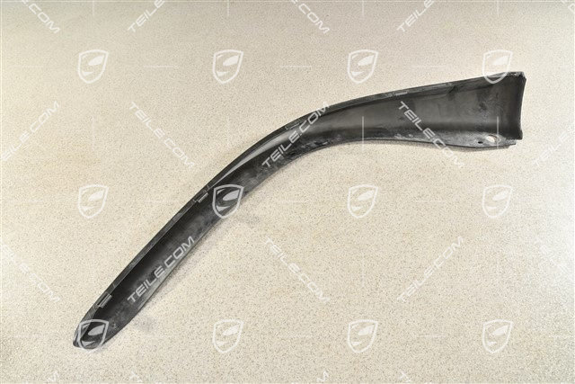 Front bumper spoiler / lower part trim, Satin Black, R