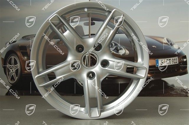18" Komplet felg Boxster S, 8J x 18 x ET 57 + 9J x 18 x ET 43