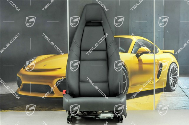 Sitz, el. einstellbar, Kunstleder, schwarz, ohne Airbag, L