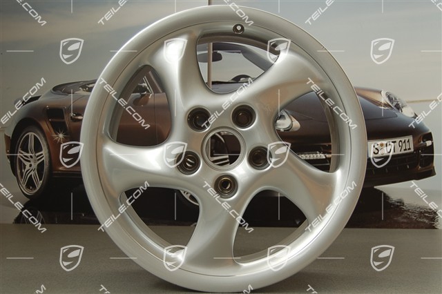 18-inch Turbo I wheel (hollow spokes), 9J x 18 ET52 18-inch Turbo I wheel (hollow spokes), 9J x 18 ET52