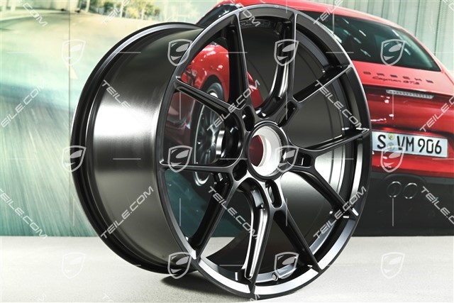 21" lekka felga Carrera GTS, 11,5J x 21 ET67, czarny satynowy półmat