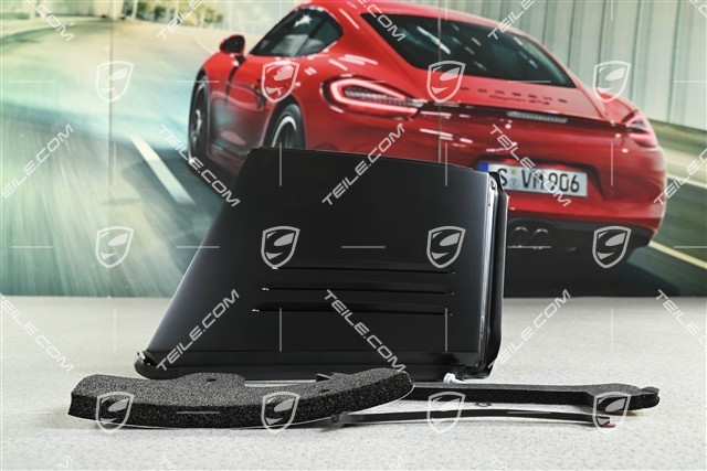 Targa, Roll Bar trim, lateral, Black matte, R