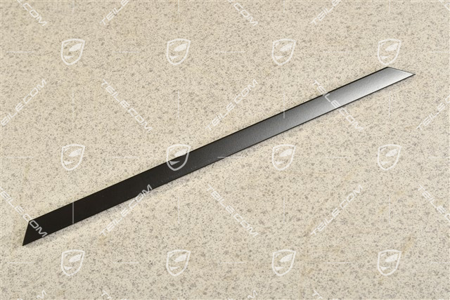 Seitenscheibe Zierleiste, schwarz, Coupe, L