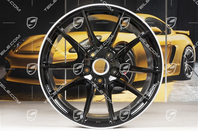 20" Carrera S III wheel, 11J x 20 ET52, black high gloss