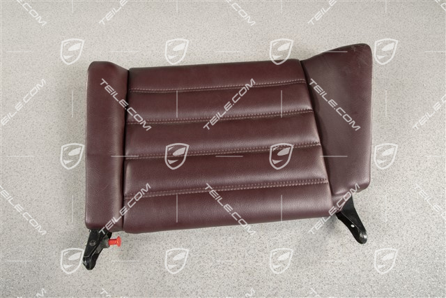 Back seat backrest, Coupe, Leatherette, Wine red, L
