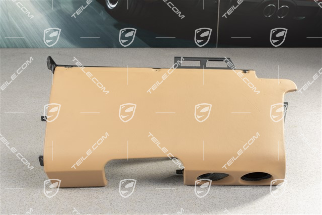 Dashboard trim lower part, Leather, Sand beige