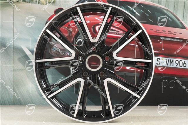 20-inch wheel rim Exclusive Design, 10,5J x 20 ET71, for winter use, black high gloss