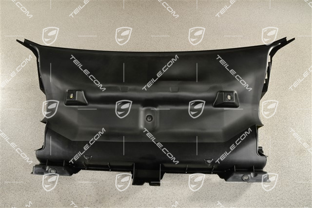 Spyder, Front bumper Air guide / duct, centre, rear, Satin black