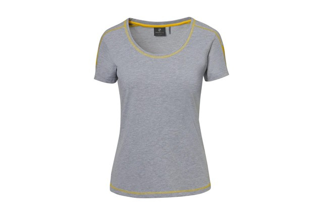 GT4 Clubsport Collection, T-Shirt, Women, grey melange/yellow, S GT4 Clubsport Collection, T-Shirt, Women, grey melange/yellow, S