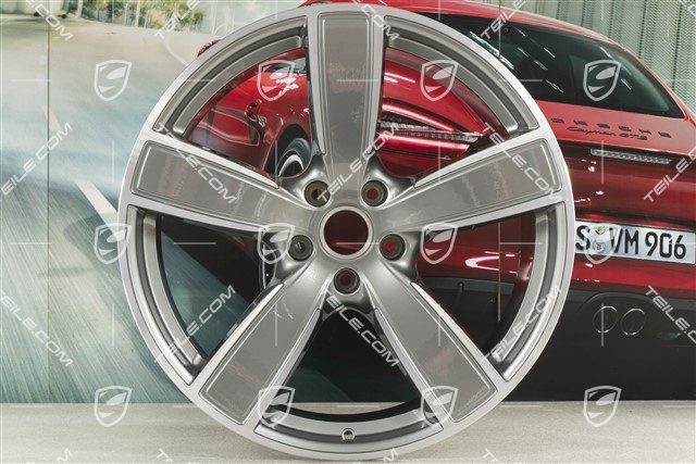 22-inch Sport Classic wheel rim, 11,5J x 22 ET52, Platinum Silver
