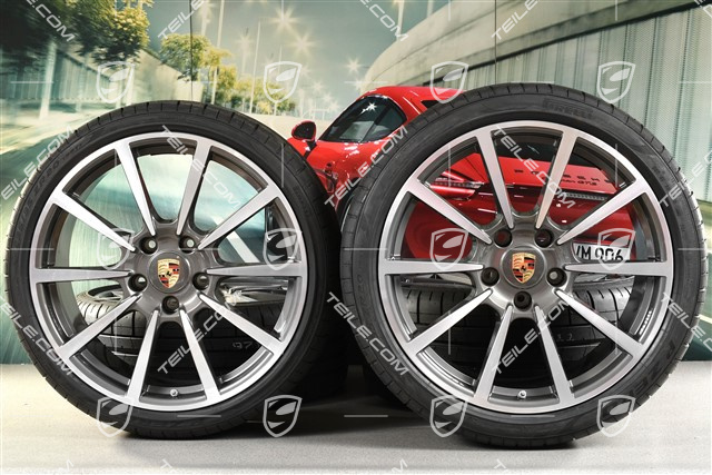 20-inch summer wheel set Carrera Classic, rims 8J x 20 ET57 + 9,5J x 20 ET45 + Pirelli PZero summer tyres 235/35 ZR20 + 265/35ZR20, without TPMS