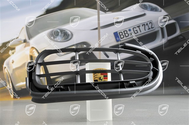 Bumper grille (grille frame), black, L Bumper grille (grille frame), black, L