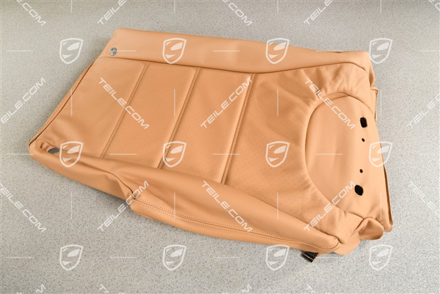 Lehnenbezug, Glattleder, Rücksitz / Rückenlehne, Sitzheizung, Sandbeige, L