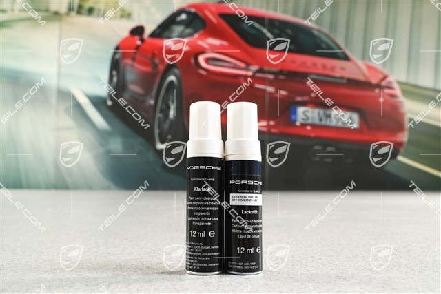 Paint touch-up applicator (base coat, Clear lacquer) Ocean Blue Metallic