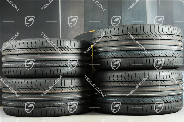 21" Koła letnie Exclusive Design, felgi 9,5J x 21 ET71 + 11,5J x 21 ET69 + opony letnie Continental 275/35 ZR21 + 315/30 ZR21, z czujnikami ciśnienia