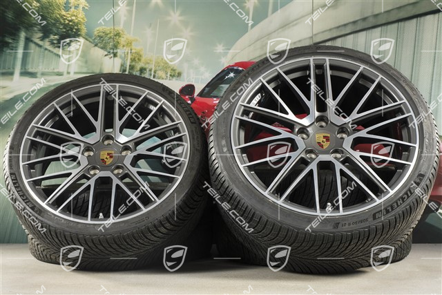 20/21-inch Turbo V winter wheel set, wheel rims 8,5J x 20 ET40 + 11J x 21 ET66 + NEW Michelin winter tyres 245/35 R20 + 305/30 R21