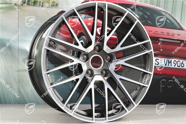 21" Felga Turbo V, 11,5J x 21 ET67, Titan