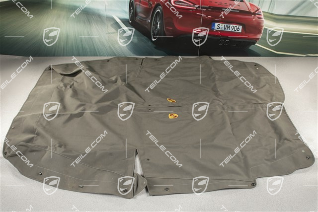 Persenning, Cabrio, graugrün